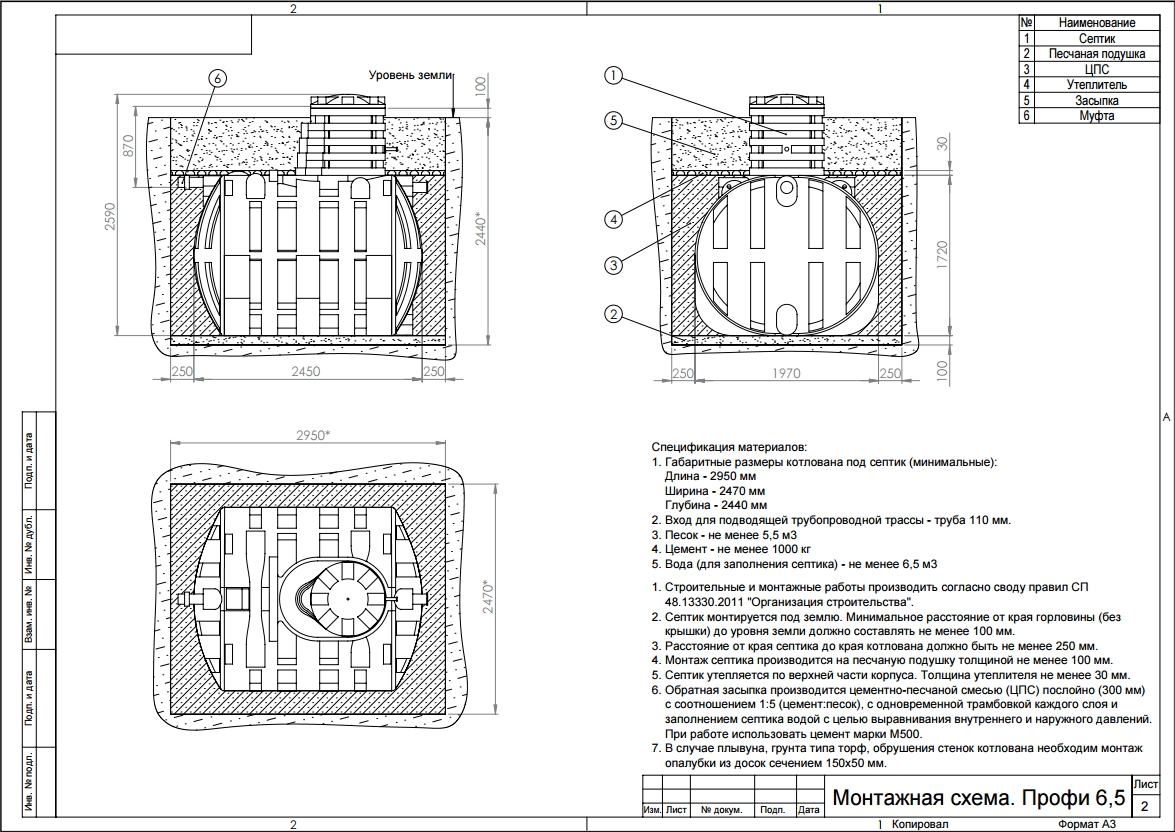 Септик Термит Профи 6.5