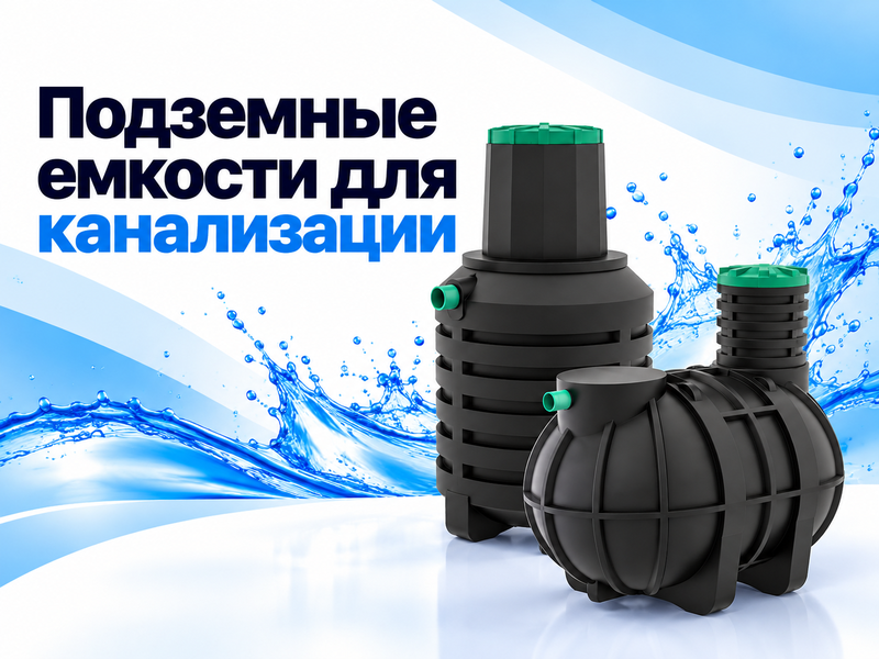 Подземные емкости для канализации