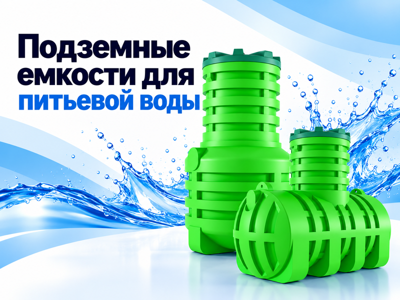 Подземные емкости для питьевой воды