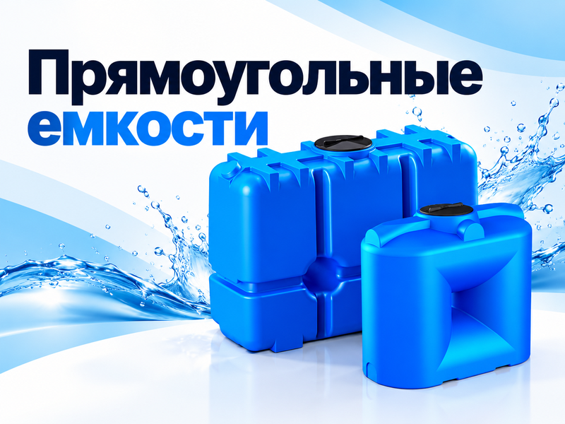 Прямоугольные емкости